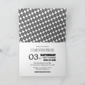 Baby Zebra, Baby shower uitnodiging (Binnen)