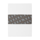 Baby Zebra, Baby shower Uitnodigingen Wikkel (Achterkant Voorbeeld)