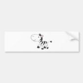 Baby Zebra Bumpersticker (Voorkant)