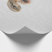 Baby Zebra Colorful Canvas Cadeaupapier (Hoek)