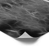 Baby Zebra en moeder Poster (Hoek)