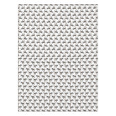 Baby Zebra Frenzy Tafelkleed (Wit) (Voorkant)