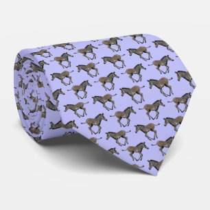 Baby Zebra Frenzy Tie (Lila) Stropdas
