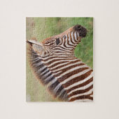 Baby zebra hoofd, Tanzania Legpuzzel (Verticaal)