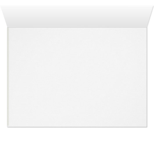 Baby Zebra ingevuld Bedankt voor je creditcard (Binenzijde Horizontaal (Onderkant))