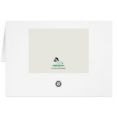 Baby Zebra ingevuld Bedankt voor je creditcard (Achterkant Horizontaal)