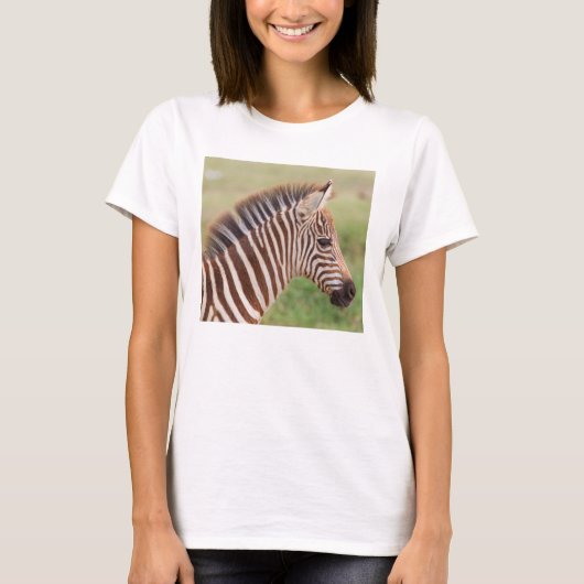 Baby zebra, Tanzania T-shirt (Voorkant)