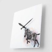 Baby Zebra wandklok (Hoek)