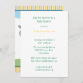 Baby Zebras Baby shower Uitnodiging (Voorkant / Achterkant)