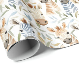 Baby zebra's cadeaupapier