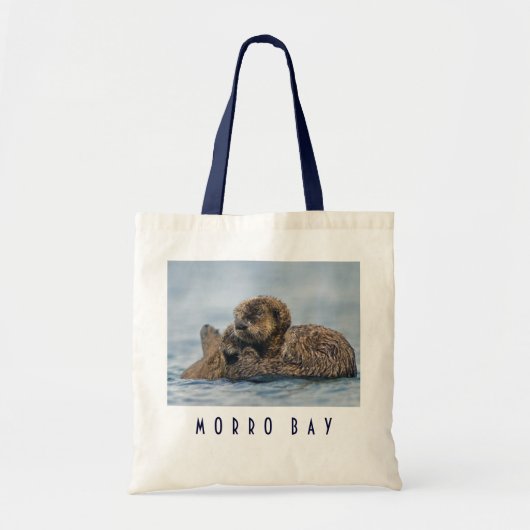 Baby Zee Otter Riding moeder Tote Bag (Voorkant)