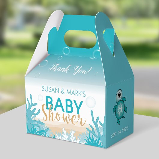 Baby Zee Scheerthema Baby shower Gable Box Bedankdoosjes