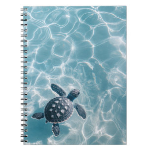 Baby Zee Schildpad in helder water Notitieboek