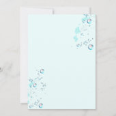 Baby Zee Schildpad Meisje Custom Age Eerste Verjaa Kaart (Achterkant)