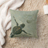 Baby Zee schildpad naar Zee Kussen (Deken)