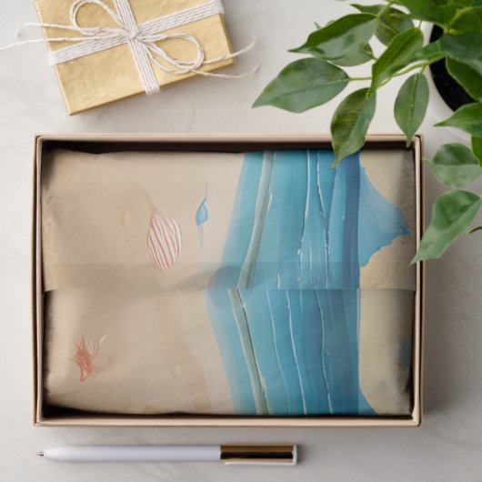 Baby Zee Turtle Adventure Tissuepapier (Geschenk)