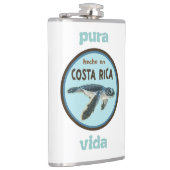 Baby Zee Turtle, Costa Rica, Pura Vida-fles Heupfles (Rechts)