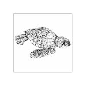 Baby Zee Turtle Rubberstempel (Afrduk)