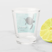 Baby Zee Turtle Shot Glas (Achterkant)