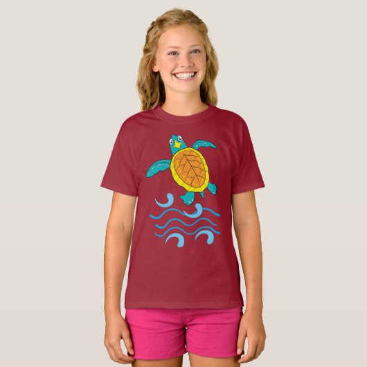 Baby Zee Turtle T-shirt (Voorkant volledig)