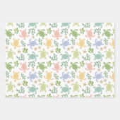 Baby Zee Turtles Roze Inpakpapier Vel (Voorkant 3)