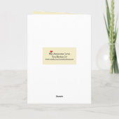 Baby Zee Wenskaart Kaart (Achterkant)