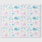 Baby Zeedieren Cadeaupapier (Vlak)