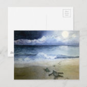 Baby Zeeen Draaien 's nachts Briefkaart (Voorkant / Achterkant)