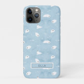 baby-zeehavenzeepbeschermster in salie blauw Case-Mate iPhone case (Achterkant)