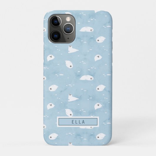 baby-zeehavenzeepbeschermster in salie blauw Case-Mate iPhone case (Achterkant)
