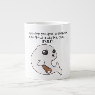 Baby Zeehond Koffiemok Grote Koffiekop