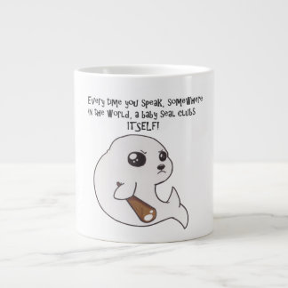 Baby Zeehond Koffiemok Grote Koffiekop