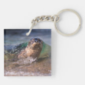 Baby zeehond sleutelhanger (Achterkant)