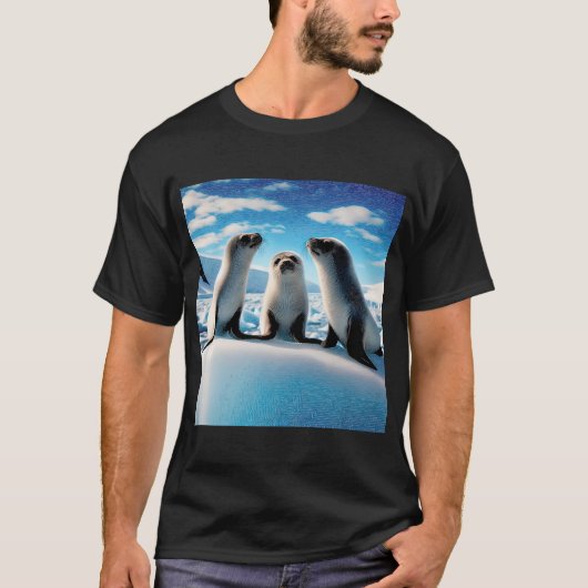 Baby Zeehonden#3 T-shirt (Voorkant)