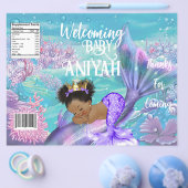 Baby Zeemeermin Baby shower Chip Bag Flyer (Enkel)