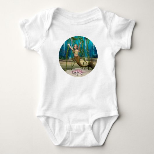 Baby Zeemeermin Romper (Voorkant)