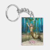 Baby Zeemeermin Sleutelhanger (Voorkant Links)