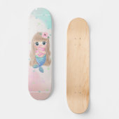 Baby Zeemeermin, sterren Persoonlijk Skateboard (Voorkant)