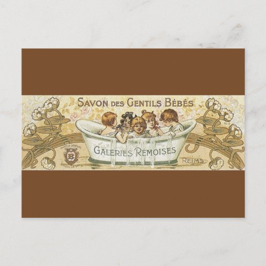 Baby zeep AD Briefkaart (Voorkant)