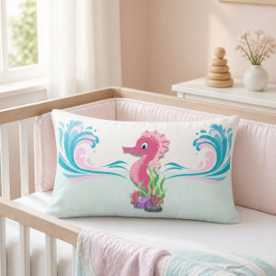 Baby Zeepaardje   Roze Lendekussen Kussen