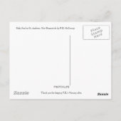 Baby zegel briefkaart (Achterkant)