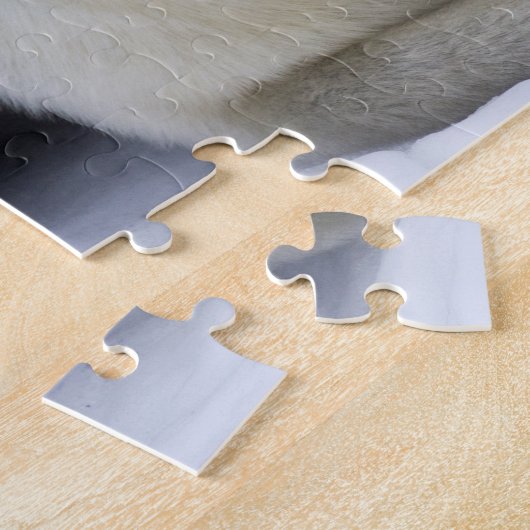 Baby zegel-glimlach legpuzzel (Zijkant)