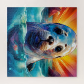 Baby zegel legpuzzel (Horizontaal)