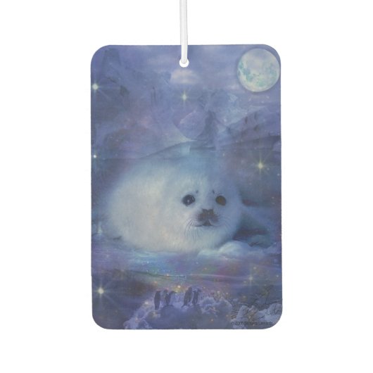 Baby zegel op ijs - Mooie zeebaars Luchtverfrisser (Voorkant)