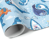 Baby zegels cadeaupapier (Rol Hoek)