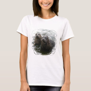 Baby zegels Dames uitgerust met T-shirt