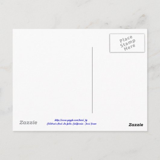 Baby zegels in La Jolla Briefkaart (Achterkant)