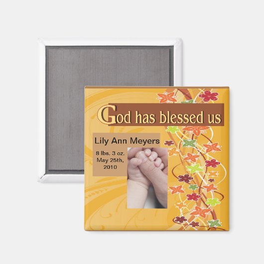 Baby Zegen Magneet (Voorkant / Achterkant)