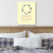 Baby | ZEGEN VAN GOD | Krans | Foto Keepsake Canvas Afdruk (Insitu (Slaapkamer))