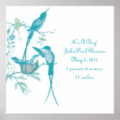 Baby zegt dat het een jongen is! Nieuwe babyaankon Poster (Voorkant)